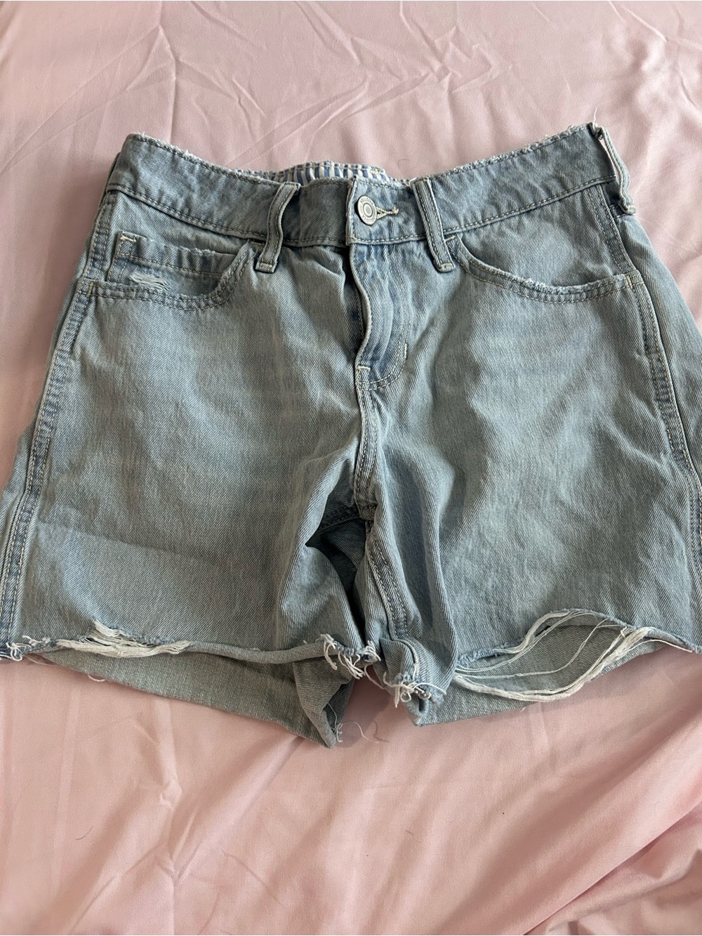 Hollister low rise denim shorts